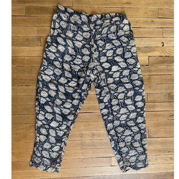 Maelu Designs Lounge Pant - Poppy Print Size Medium - Picture 1 of 4